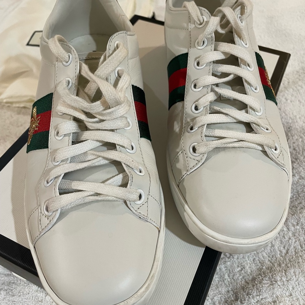 Gucci Ace tennis shoes. Size women’s 9